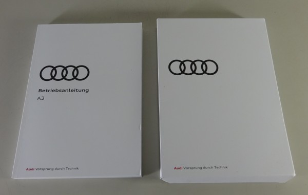 Bordmappe mit Betriebsanleitung Audi A3 / S3 inkl. Quattro Typ 8Y von 08/2024