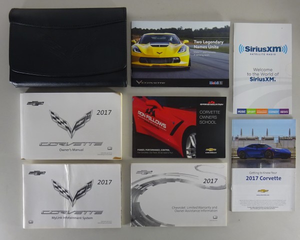 Bordmappe + Betriebsanleitung Chevrolet Corvette C7 Modelljahr 2017