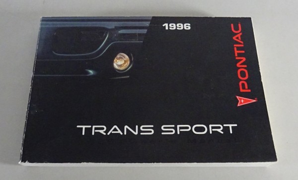 Owner´s Manual / Handbook Pontiac Trans Sport Stand 1996