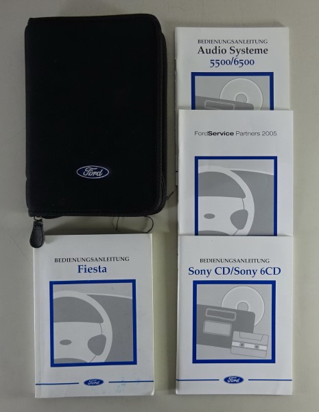 Bordmappe mit Betriebsanleitung / Handbuch Ford Fiesta Stand 01/2003