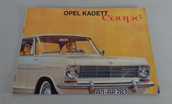 Prospekt / Broschüre Opel Kadett A Coupé Stand 1964