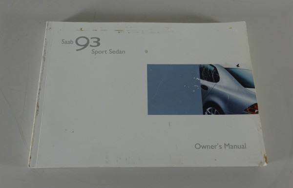 Owner's Manual / Handbook Saab 9-3 Sport Sedan M2003 from 2002