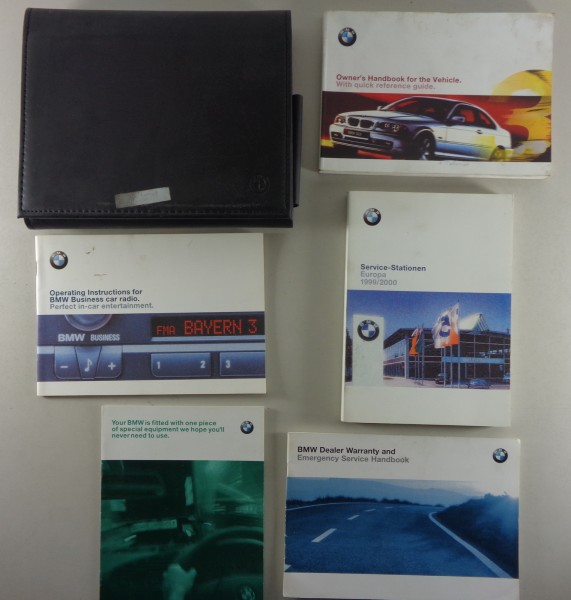 Owner's Manual + Wallet BMW 3-Series E46 Coupe 320 323 328 Ci from 1998