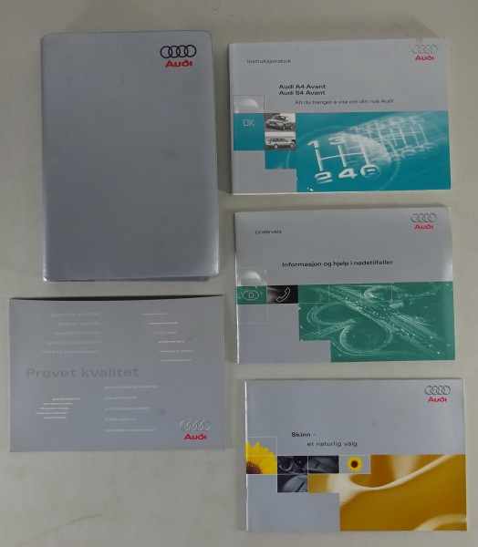 Bordmappe + Betriebsanleitung Audi A4 / S4 B5 Avant von 07/1997