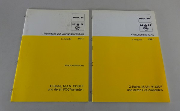 Werkstatthandbuch MAN / VW G-Reihe 10.136 F + FOC-Varianten Stand 09/1982
