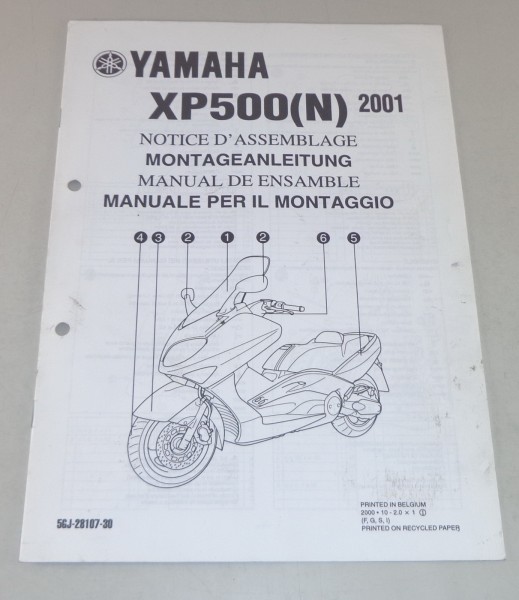 Montageanleitung / Set Up Manual Yamaha Roller XP 500 (N) Stand 2001