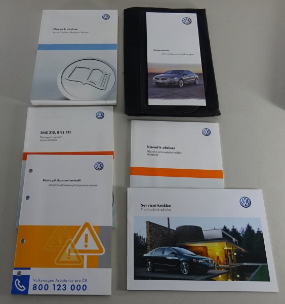 Bordmappe + Betriebsanleitung VW Passat Variant Návod k obsluze výstup 05/2010