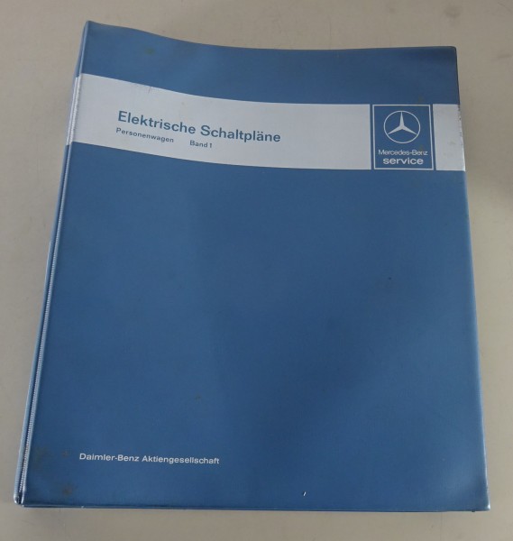 Elektrische Schaltpläne Mercedes R107 W114 W115 W116 W123 W126 bis Baujahr 1985