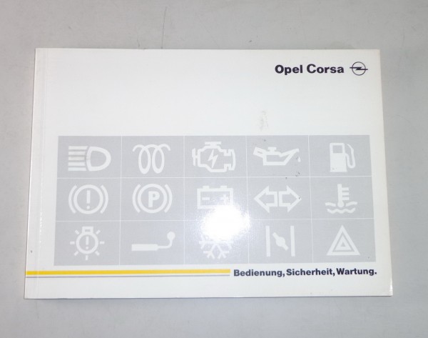 Betriebsanleitung / Handbuch Opel Corsa B Stand 08-1993