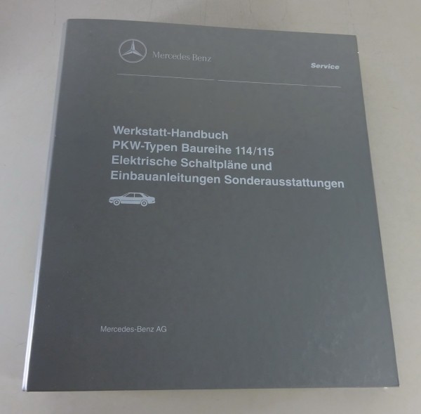 Elektrische Schaltpläne + Sonderausstattung Mercedes-Benz /8 W114 + W115 - 1997