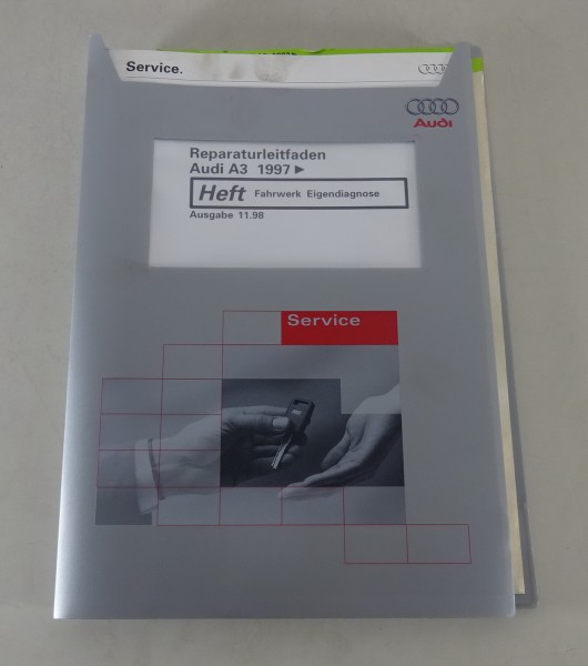 Werkstatthandbuch / Reparaturleitfaden Audi A3 8L Fahrwerk Eigendiagnose von ´98