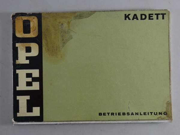 Betriebsanleitung / Handbuch Opel Kadett B von 09/1971