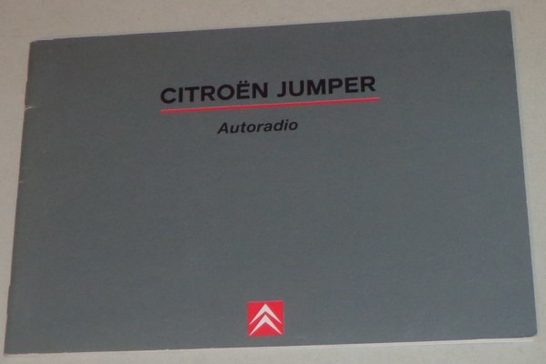 Betriebsanleitung Citroen Autoradio Citroen Jumper