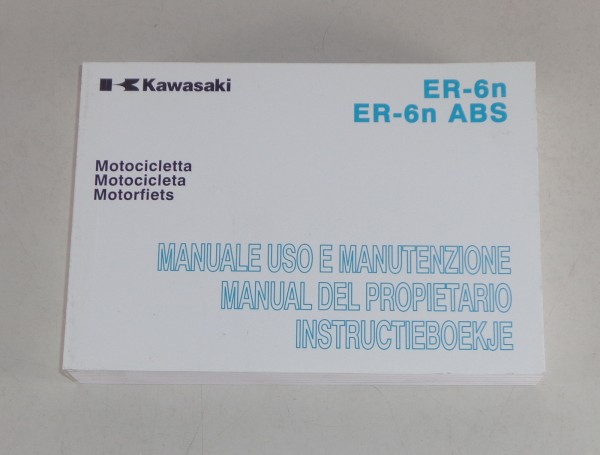 Betriebsanleitung / Manuale / Manual / Instructie Kawasaki ER-6 n (ABS) von 2013