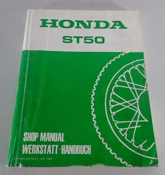 Werkstatthandbuch / Workshop Manual Honda ST 50 Dax Stand 1988