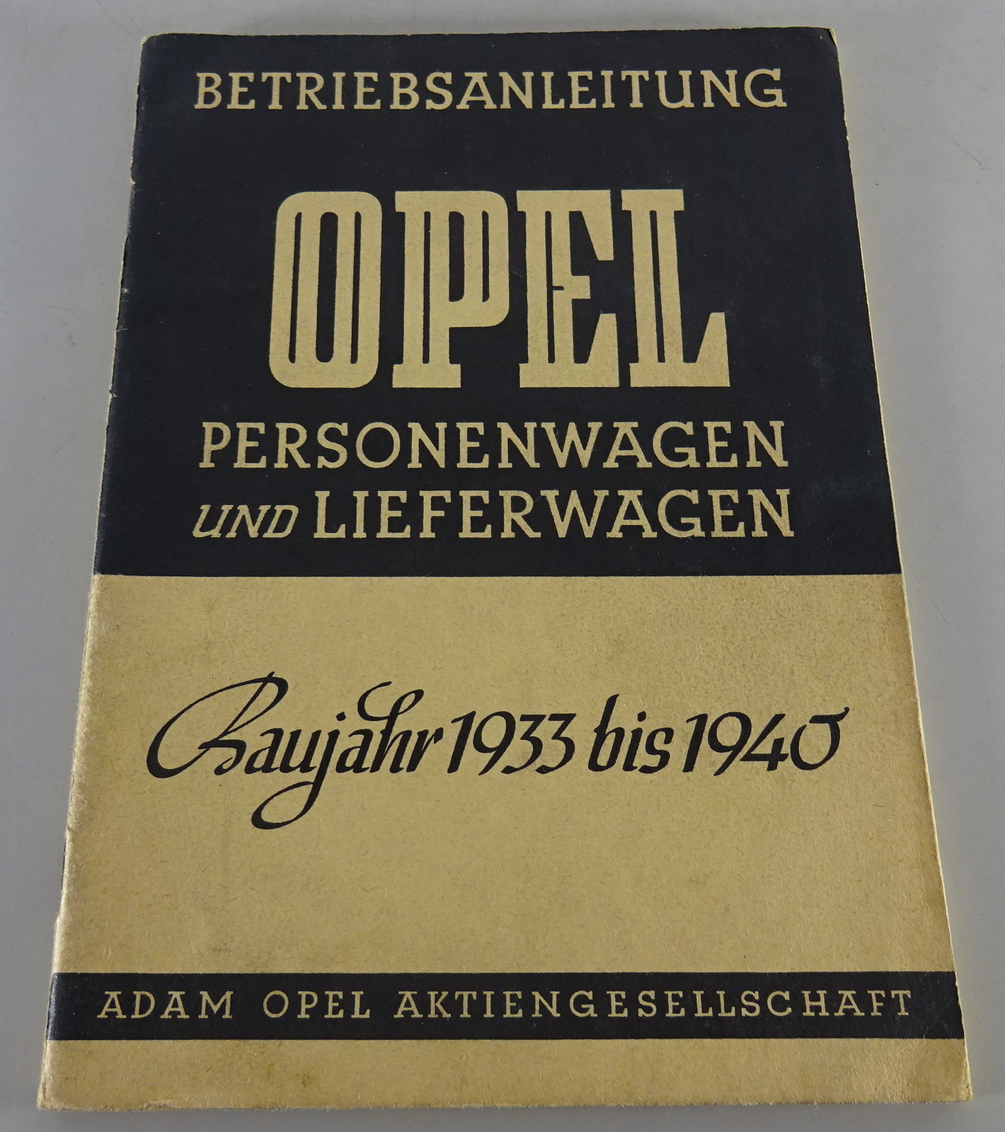di 12/1948 Kadett Super" 6" ecc Olympia ammiraglio Manuale di istruzioni OPEL p4 