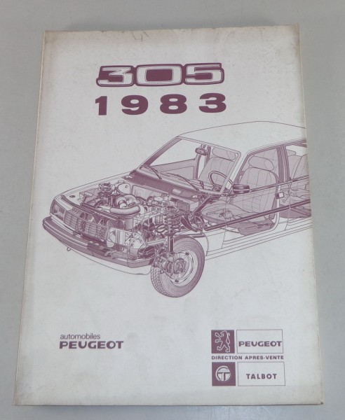 Technische Beschreibung + Daten Peugeot 305 Stand 1983