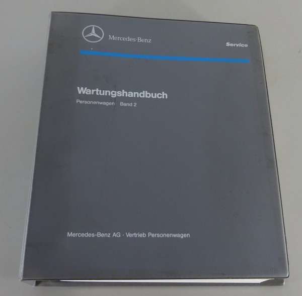 Wartungshandbuch Mercedes-Benz R107, W123, W124, W126, R109, W140, W201 ab 1981