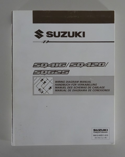 Werkstatthandbuch Elektrik / Schaltpläne Suzuki Grand Vitara SQ416/420/625 2001