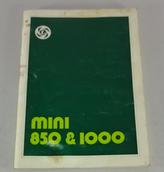 Betriebsanleitung / Owners Manual British Leyland Austin Mini 850 +1000 von 1976