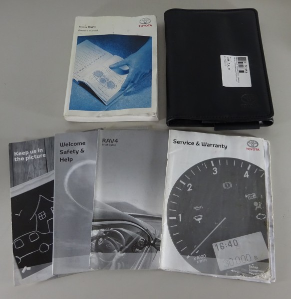 Owner's Manual / Handbook & Wallet Toyota RAV4 from 03/2011