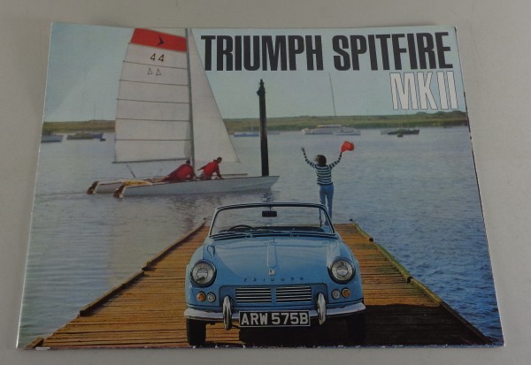 Prospekt Triumph Spitffire Mk. II von 1965