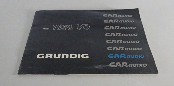 Betriebsanleitung Grundig WKC 165 VD