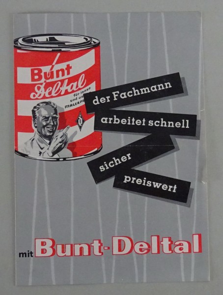 Prospekt / Werbung / Broschüre Bunt Deltal von der Ewald Dörken AG.