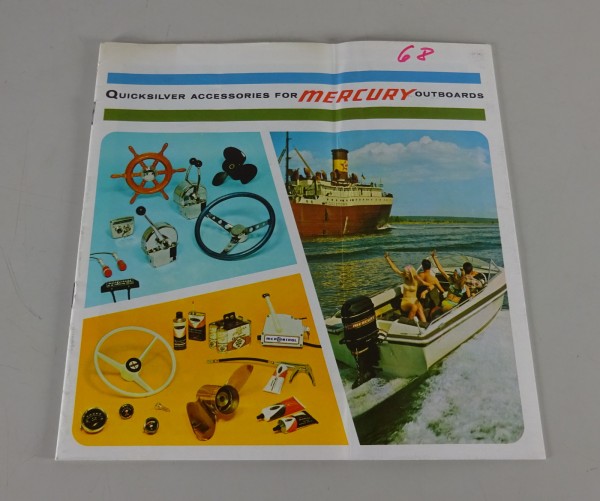 Prospect / Brochure Quicksilver Accessories für Mercury-Outboards from 1968