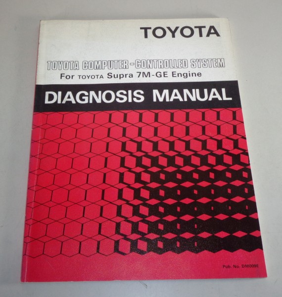 Workshop Manual / Diagnosis Manual Toyota Supra 7M-GE Engine year 1986