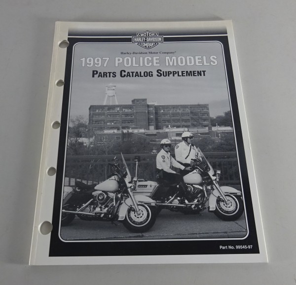 Parts catalog-Supplement Harley Davidson Police Models 1997 from 1996