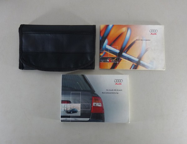 Bordmappe + Betriebsanleitung Audi A6 C5 Avant incl. Quattro Stand 2001