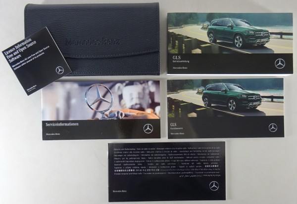 Bordmappe + Betriebsanleitung Mercedes Benz GLS Typ X167 + Maybach Stand 01/2021