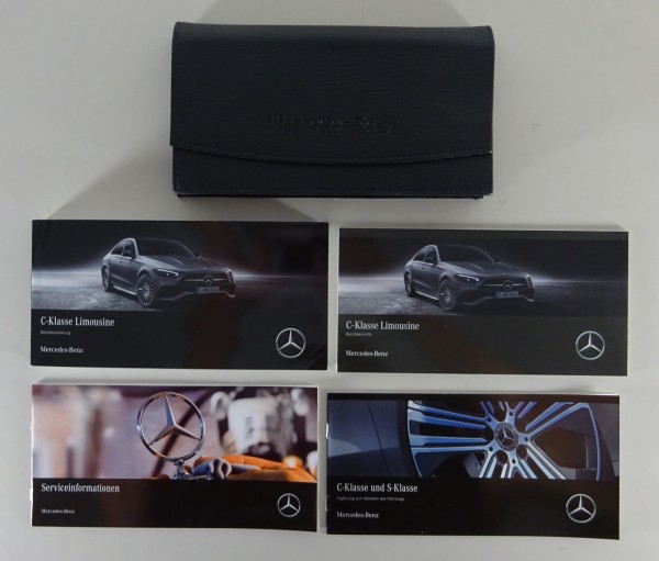 Bordmappe + Betriebsanleitung Mercedes C-Klasse Limousine W 206 Stand 01/2022