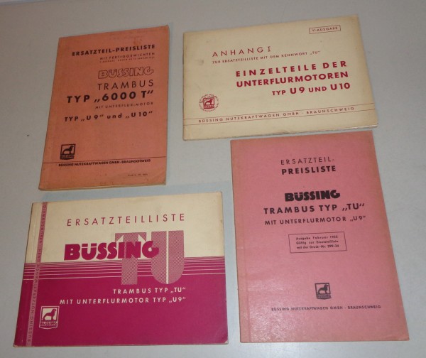 Betriebsanleitung / Handbuch Büssing Trambus 5000 TU Stand 03/1950