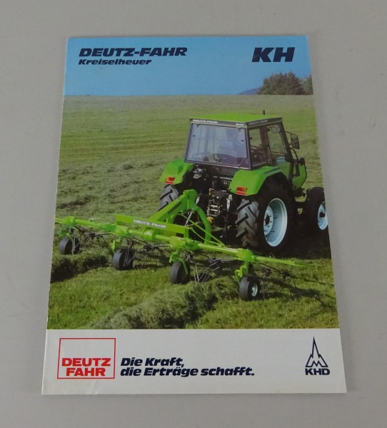 Prospekt / Broschüre Deutz-Fahr Kreiselheuer KH 2.36 - KH 700 Stand 04/1988