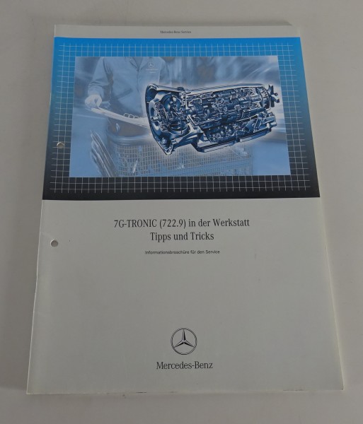 Werkstatthandbuch Mercedes 7G-Tronic 722.9 Automatikgetriebe Stand 09/2007