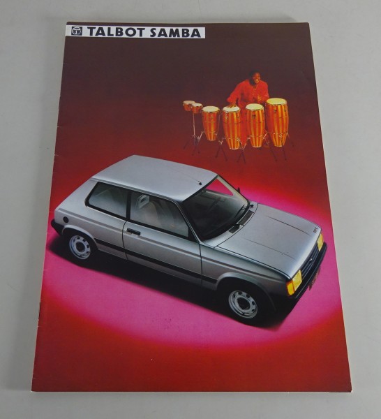 Prospekt / Broschüre Simca Samba / LS / GL / Rallye / Cabriolet Stand 1984