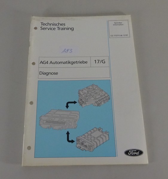 Technische Information Ford AG4 Automatikgetriebe Diagnose Stand 12/1997