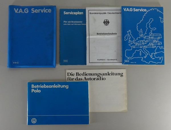 Bordmappe + Betriebsanleitung / Handbuch VW Polo 86c Stand 07/1983