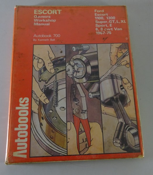 Reparaturanleitung Autobook | Ford Escort 1100 / 1300 / GT / Van | von 1967-1975