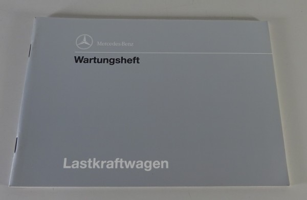 Scheckheft / Wartungsheft blanko Mercedes-Benz LKW LK / MK / SK 709 - 4850 1992