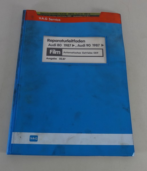 Werkstatthandbuch / Microfich Audi 80 90 Typ 89 Autom. Getriebe 089 Stand 02/87
