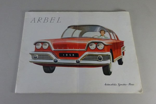 Prospect / Broshure Symetric Arbel Electric Drive Stand 1958