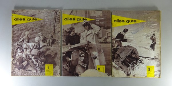 Alles Gute - Die Zeitschrift für den NSU-Fahrer 3 Hefte mit NSU Prima / Prinz