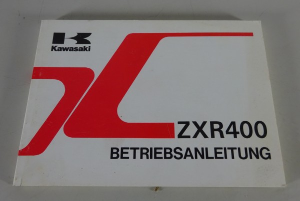 Betriebsanleitung / Manual Kawasaki ZXR 400 Stand 09/1995