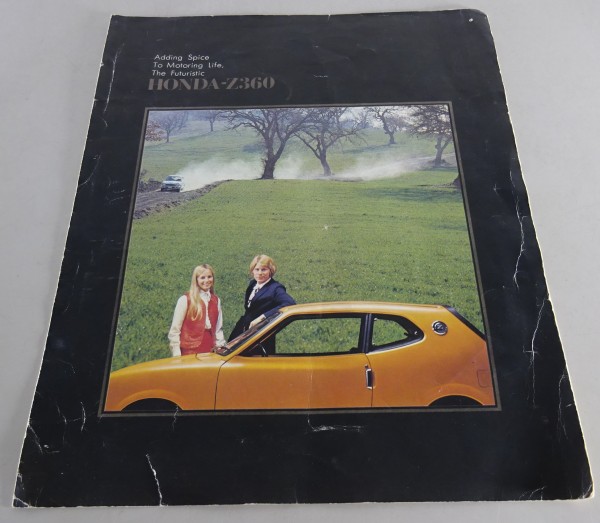 Prospekt / Broschüre Honda - Z360 Stand 06/1972 englisch