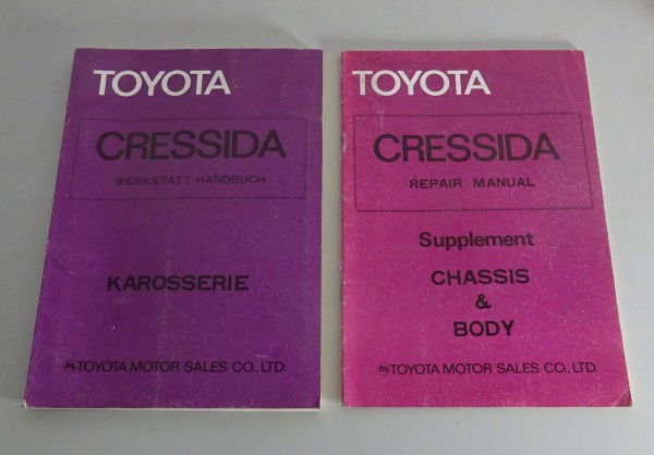 Werkstatthandbuch + Nachtrag Toyota Cressida RX30 / RX35 Karosserie Stand 1978