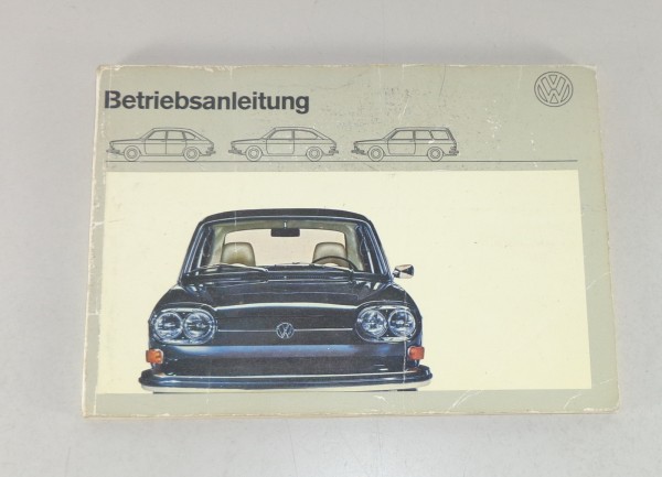 Betriebsanleitung / Owner's Manual Volkswagen 411 E + Variant Stand 1971