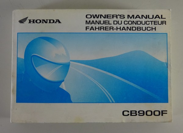 Betriebsanleitung / Handbuch Honda Hornet CB 900 F (SC48) Stand 10/2001